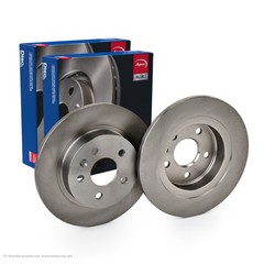 2x APEC Rear Brake Discs For CHEVROLET TRAX 1.4 LPG 2013- SDK6283