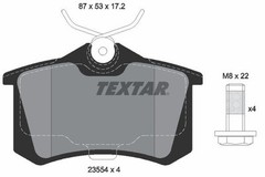 TEXTAR Brake Discs & Pads Front & Rear Braking Service Set Fits Citroen Peugeot