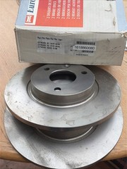 PSA OEM Citroen AX Saxo / Peugeot 106 Pair Solid 238mm 3-Stud Brake Discs 86-04