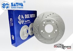 FRONT RH BRAKE ROTOR VENTED & GEOMET COATED D&S 262 mm FOR HONDA CR-Z 02-15 1.5L