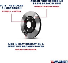 Wagner Front Rear Rotors Hella Low-Met Disc Brake Pads Kit For C216 CL550 CL600