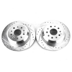 PowerStop Rear Disc Brake Rotor Set for 2020 Jeep Wrangler Unlimited Rubicon 3.6