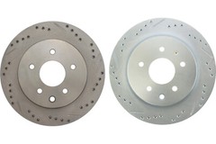 Rear PAIR Stoptech Disc Brake Rotor for (45077)
