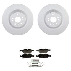 Bosch Front Quietcast Rotors Semi-Met Disc Brake Pad Kit For X164 GL320 GL350