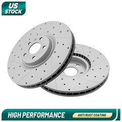 13.58″ Front Disc Brake Rotors For Volvo Cross Country XC40 XC60 XC90 2016 -2025