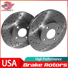 2x 256mm Front Disc Brake Rotors for Chevrolet Spark 2016 2017 2018 2019-2022