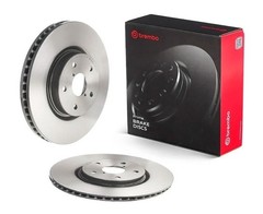 Brembo 09.D245.11 Prime UV Coated Vented Brake Rotors – Front Pair