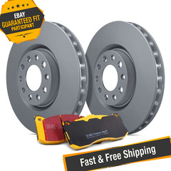 EBC S13KF1787 Stage 13 Light Street Plain Front Brake Kit for 2012-2017 Audi Q5