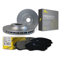 Rear Brake Pads and Disc Rotors Set for Jaguar X TYPE 2.0 2.1 2.5 3.0 2001-2004