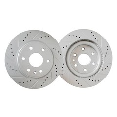 325mm Front Drilled and Slotted Brake Rotors for 2007 – 2010 Saturn Outlook