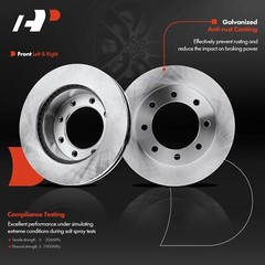 A-Premium Front & Rear Disc Brake Rotors & Brake Pads for Ford F250 SD 08-12 4WD