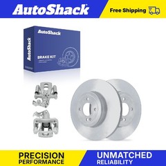 Rear Brake Rotors Calipers for Hyundai, Accent 2012-2017, FWD L4 1.6L