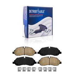 Front Disc Brake Rotors Ceramic Brake Pads Kit for 2020-2024 Ford Transit-350 HD