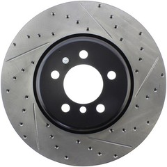 StopTech 127.34144L Front Left Drilled Brake Rotor for 2013-16 335i / 17-20 440i