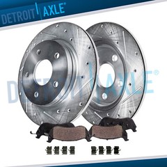 323mm Rear Brakes Rotors Brake Pads for Grand Caravan Journey Town & Country