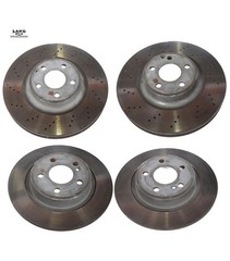 Mercedes R172 SLK-Class Driver Passenger Left Right Front Rear Brake Rotor Set