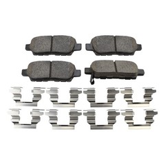 DuraGo Rear Rotors TRW Pro Ceramic Disc Brake Pads Kit For G35 350Z Juke Rogue