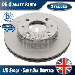 Fits Hyundai Accent 1999-2006 1.3 1.5 CRDi 1.6 Brake Discs Front Stallex