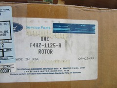 Nos Set Ford F4HZ-1125-A Front Brake Rotors GENUINE USA OEM !!!