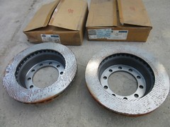 Nos Set Ford F4HZ-1125-A Front Brake Rotors GENUINE USA OEM !!!