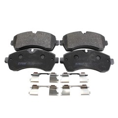 DuraGo Front Rotors TRW Pro Low-Metallic Brake Pads Kit For B906 Sprinter 3500