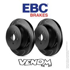 EBC BSD Rear Brake Discs 286mm for Audi Q3 2.0 TD 177bhp 2013- BSD1410