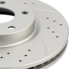 2x Front Drilled & Slotted Brake Rotors For 2013 2014 2015 Mazda CX-5 All Engine