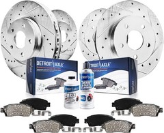 5-Lug Front & Rear Brake Pads Rotors for 2006-2011 Honda Civic