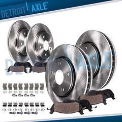 Front Rear Disc Rotors Brake Pads for 2019 2020 2021 2022 Mercedes-Benz A220