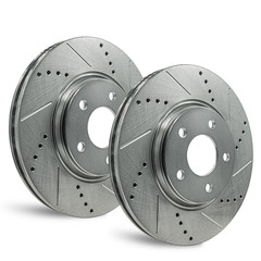 For Chrysler Sebring 2007-2010 – Front Drilled and Slotted Rotors