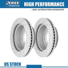 Front Drilled Brake Rotor for Chevy Silverado 2500 3500 GMC Sierra 2500 3500 HD