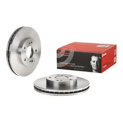 Brembo 09.5931.10 Disc Brake Rotor Front Gray Cast Iron For Nissan 300ZX