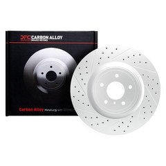 For Audi Quattro 83-85 Brake Rotor DFC Premium Drilled & Slotted Front Driver