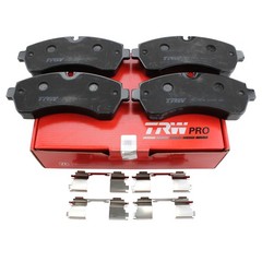 DuraGo Front Rotors TRW Pro Low-Metallic Brake Pads Kit For B906 Sprinter 3500