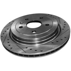2pcs Rear Drilled Brake Rotors for Chevrolet Camaro 10-15 Cadillac CTS 2008-2019