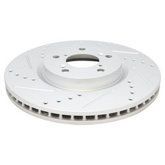 Performance Disc Brake Rotor Drilled & Slotted Front G-Coated Pair