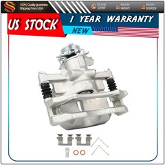 Solid Rear Left Brake Calipers w/ Bracket For 2013 2014 2015 2016 Dodge Dart