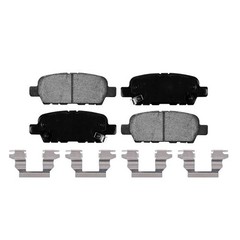 For 2014 – 2020 Nissan Rogue Front & Rear Drilled Brake Rotors Ceramic Pads Set