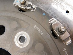 2015 11 12 13 14 16 Ferrari FF Right Front Carbon Ceramic Brake Rotor #7170 J1