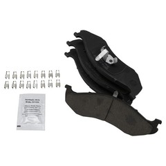 TRQ Ceramic Brake Pads & CrossDrilled Rotors For Grand Cherokee Wrangler