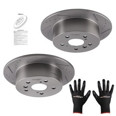 Rear Disc Brake Rotors Kit for Lexus ES350 2007-2012 Toyota Avalon 2008-2012