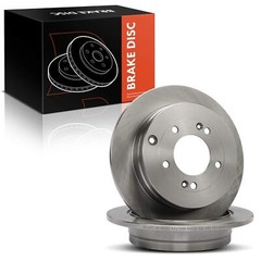 2Pcs Rear Left & Right Disc Brake Rotors for Hyundai Azera 2006-2009 Kia Amanti