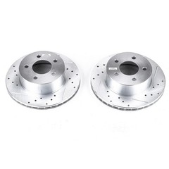 PowerStop Front Disc Brake Rotor Set for 1990 Jeep Wagoneer