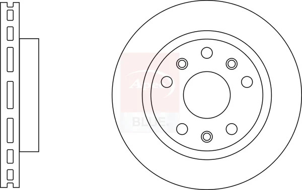 2x Brake Discs Pair Vented fits PEUGEOT 308 Mk2 1.6D Front 13 to 21 266mm Set
