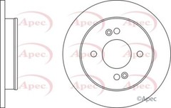 Brake Discs Pair Rear FOR KIA PICANTO JA 1.0 1.2 17->ON Petrol Apec