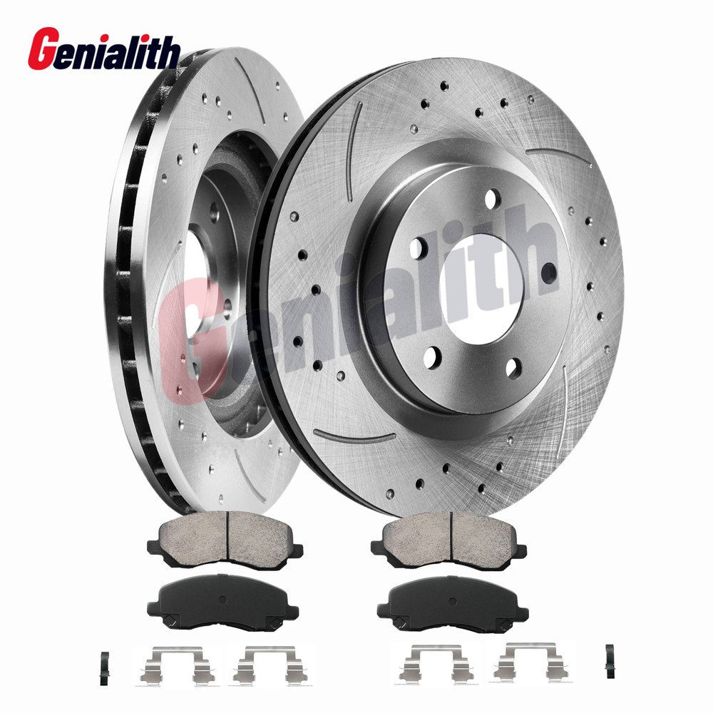 For 2008-2014 Chrysler 200 Sebring Caliber Avenger Front Disc Rotors Brake Pads
