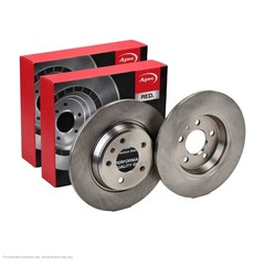 2x APEC Rear Brake Discs For AUDI A4 Allroad B9 (8WH, 140kW/190HP/1968cc DSK2540