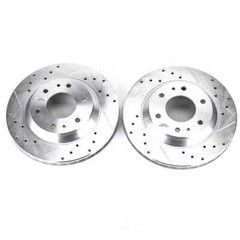 Disc Brake Rotor Set fits 2002-2004 Oldsmobile Bravada POWER STOP