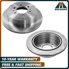 Rear Disc Brake Rotors Vented for Ford F-150 2004 2005 2006 2007-2011 – 348 mm
