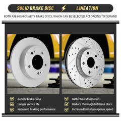 Front Rear Disc Rotors Brake Pads Kit for 2009 – 2013 Honda Pilot Acura MDX ZDX